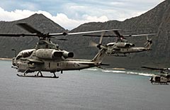 AH-1Z and AH-1Y Marine Light Attack Helicopter Squadron 367